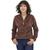 Patagonia | Re-Tool 1/2-Zip Pullover - Women's, 颜色Dusky Brown/Cone Brown X-Dye