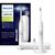 颜色: White, Philips Sonicare | PHILIPS Sonicare ProtectiveClean 6500 Rechargeable Electric Toothbrush, with Pressure Sensor, 3 Cleaning Modes, SmarTimer and QuadPacer, 14-Day Battery Life, Charging Travel Case, Pink, HX6462/06