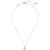 color Gray, Kate Spade | Gold-Tone Cubic Zirconia Halo Pendant Necklace, 16" + 3" extender