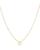 颜色: D, Moon & Meadow | 14K Yellow Gold Initial Pendant Necklace