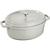 商品Staub | Staub Cast Iron 7-qt Oval Cocotte颜色white truffle