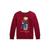 Ralph Lauren | Polo Bear Fleece Sweatshirt (Toddler/Little Kids), 颜色FA23 Holiday Red Gift Bear