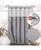 颜色: Gray, Awesome Home | Cotton Blend Soft Waffle Weave Shower Curtain with Snap in Liner, 72"X72"