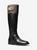 商品第1个颜色BLK/BROWN, Michael Kors | Parker Logo and Leather Boot