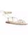 颜色: Gold Smooth, INC International | Women's Kharmaa Lace-up Flat Sandals, Exclusively at Macy's
