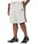 color Medium Grey Heather/Black, Adidas | Big & Tall Essentials Fleece 3-Stripes Shorts