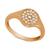 颜色: Rose Gold, Essentials | And Now This Crystal Pavé Disc Ring in Rose Gold-Plate