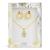 Sterling Forever | Hoop and Cubic Zirconia Pendanet Necklace Peace & Joy Gift Set, 颜色Gold