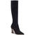 Coach | Women's Cece Stretch Pointed Toe Knee High Dress Boots, 颜色Black Suede
