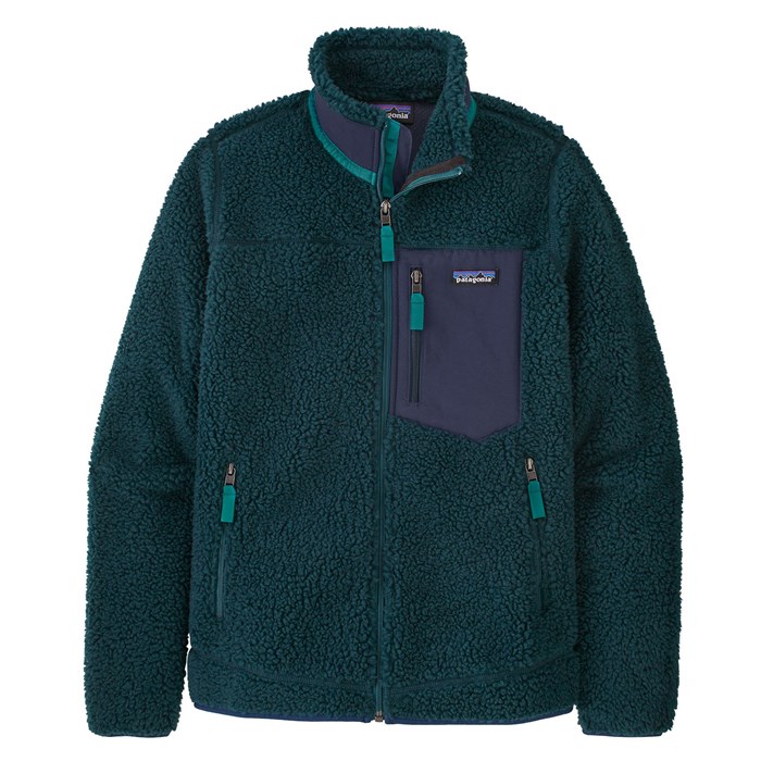 商品Patagonia | 女式复古Retro-X羊羔绒夹克| Women's Classic Retro-X® Jacket颜色Dark Borealis Green