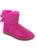 UGG | Mini Bailey Bow II Womens Suede Shearling Winter Boots, 颜色rock rose