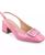 颜色: Pink, Journee Collection | Women's Everlee Tru Comfort Foam Sling Back Square Toe Pumps