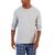 商品Club Room | Men's Solid Long-Sleeve Pajama Top T-Shirt, Created for Macy's颜色Casl Grey Hthr
