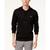 Lacoste | Hoodie Jersey Long Sleeve Tee Shirt with Kangaroo Pocket, 颜色Black