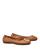 color Royal Tan/Gold, Tory Burch | Women's Minnie Travel Ballet Flats