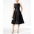 Adrianna Papell | Boat-Neck A-Line Dress, 颜色Black