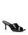 Stuart Weitzman | Women's Carmen 75 Slip On High Heel Sandals, 颜色Black