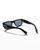 商品Salvatore Ferragamo | Men's Classic Logo Thick Temple Rectangle Sunglasses颜色BLACK