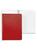 商品第2个颜色RED, Graphic Image | Workspace Refillable Leather Notebook
