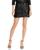 商品AQUA | Sequin Mini Skirt - 100% Exclusive颜色Black