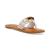 Steve Madden | Women's Rebecka Hooded Thong Slide Sandals, 颜色White Raffia
