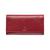 Mancini Leather Goods | Equestrian-2 Collection RFID Secure Trifold Checkbook Wallet, 颜色Red