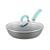 颜色: Gray With Light Blue Handles, Rachael Ray | Create Delicious Hard Anodized Aluminum Nonstick 10.25" Deep Skillet