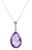 商品第1个颜色purple, Savvy Cie Jewels | Sterling Silver 6.25Gtw Green Amethyst Pendant W/ Chain