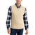 商品Club Room | Men's Cable-Knit Cotton Sweater Vest, Created for Macy's颜色Toast Heather