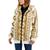 商品Tommy Hilfiger | Women's Hooded Sherpa Jacket颜色Bi Color Fairisle- Ivory/light Fawn
