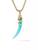 颜色: AMAZONITE, David Yurman | Tusk Amulet with 18K Yellow Gold