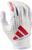 颜色: White/Red, Adidas | adidas Adult adiZero 14 Electric Football Gloves