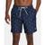 商品第1个颜色Navy, Nautica | Men's Quick-Dry Anchor-Print 8" Swim Trunks