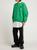 color Green, ADER error | Logo Embroidered Cotton Blend Sweatshirt