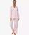 颜色: Pink Stripe, Ralph Lauren | Women's 2-Piece Striped Pajama Top and Pant Set