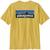 颜色: Milled Yellow, Patagonia | Patagonia Men's P-6 Logo Responsibili-Tee Short Sleeve T-Shirt