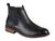 颜色: Black Faux Leather, Vance Co. | Landon Chelsea Dress Boot