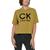商品Calvin Klein | Women's Stacked Flocking Logo-Print Cotton T-Shirt颜色Crocodile