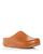 商品FitFlop | Women's Shuv Clog Mules颜色Light Tan