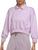 商品NIKE | Nike Women's Sportswear Phoenix Fleece 3/4-Sleeve Crop Polo Sweatshirt颜色Doll
