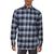 商品Weatherproof Vintage | Weatherproof Vintage Mens Flannel Plaid Button-Down Shirt颜色Navy
