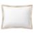 商品Ralph Lauren | RL Organic Sateen Border Decorative Pillow, 16"W x 12"L颜色Coastal Sand