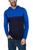 商品X RAY | Color Block Pullover Hoodie Sweater Offwhite/Heather Grey颜色Blue