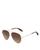 Rag & Bone | Aviator Sunglasses, 59mm, 颜色Gold/Brown Gradient