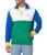 Ralph Lauren | Cotton Interlock 1/4 Zip Sweatshirt, 颜色Hillside Green Multi