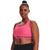 color Cerise/Black, Under Armour | Cross-Back Mid Bra