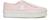 color light pink, Celine | Jane low lace-up sneaker in canvas and calfskin