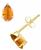 颜色: Citrine, Macy's | Gemstone Stud Earrings in 10k Yellow Gold