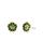 商品第1个颜色Green/Gold, Coach | Signature Gem Color Crystal Stud Earrings in Gold Tone