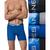 颜色: Assorted Blue, Hanes | Men's Classics Ultimate® X-Temp® 4-Pk. Moisture-Wicking Mesh Boxer Briefs